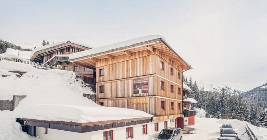 Unterkunft im Schnee