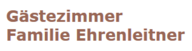 Gästezimmer Fam. Ehrenleitner - Rohrendorf - Wachau-Nibelungengau-Kremstal