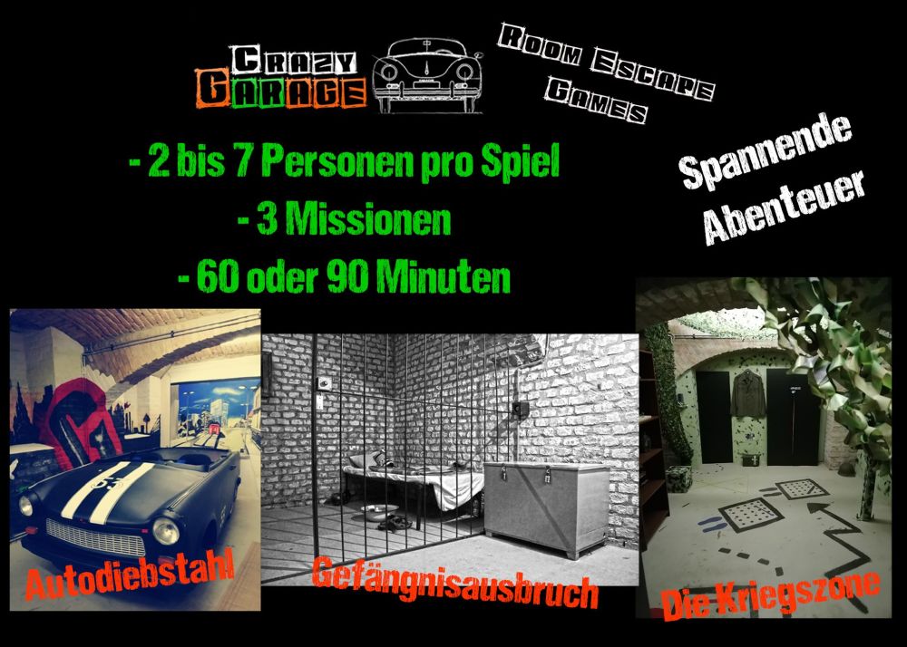 Crazy Garage Wien Escape Room - 10. Bezirk - Favoriten